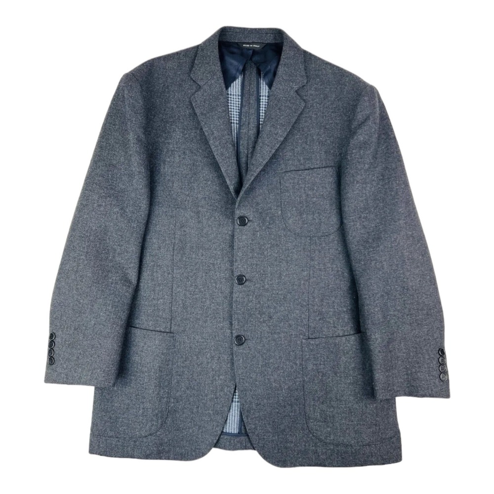 Neiman Marcus Gray‎ Fraelli Tallia Di Delfino Wool Cashmere Sport Coat Mens 44R